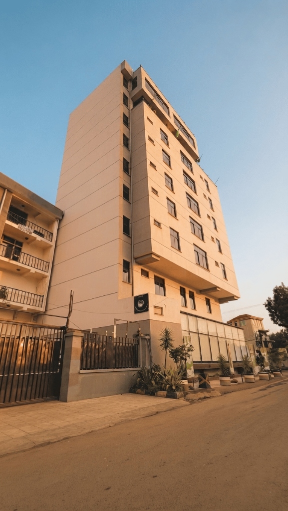 Gwbv Luxury Guesthouse exterior at dusk